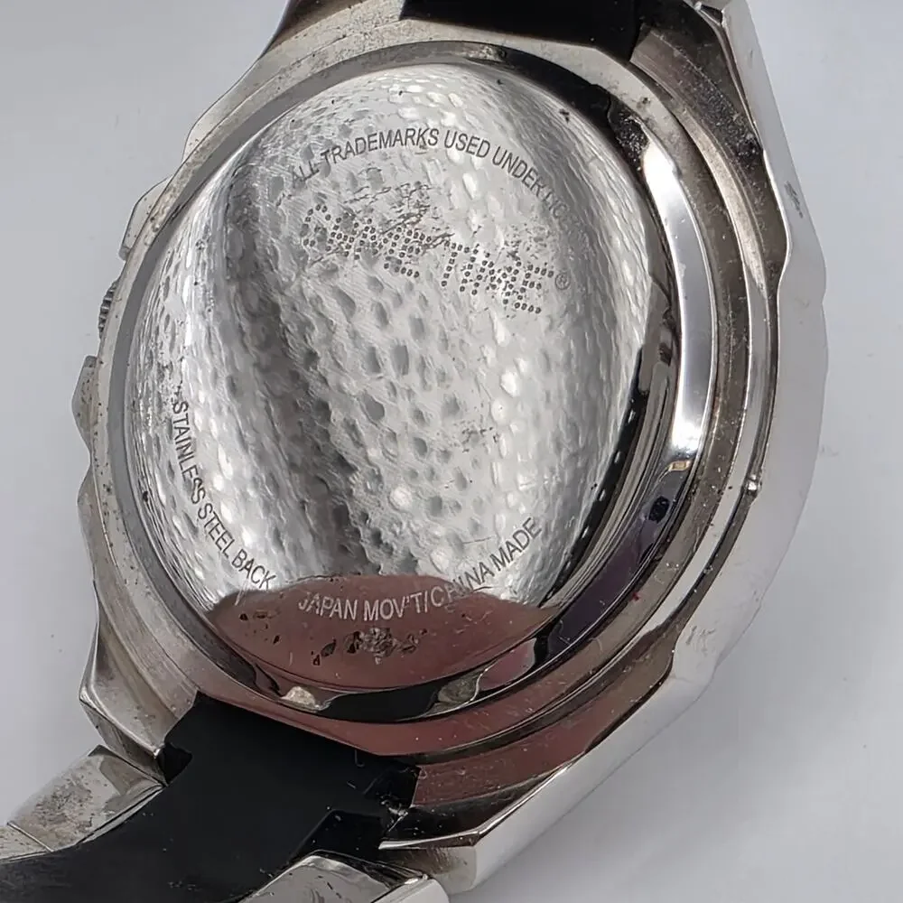 Indianapolis Colts NFL Mens Stainless Steel Analog Quartz Watch Blue Horseshoe